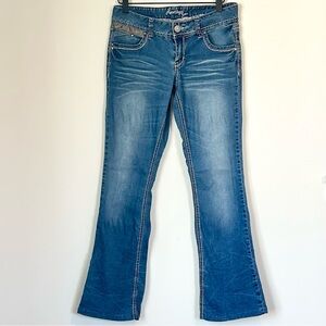 Amethyst Jeans Women's Blue Bootcut Flare Jeans - Size: 7
